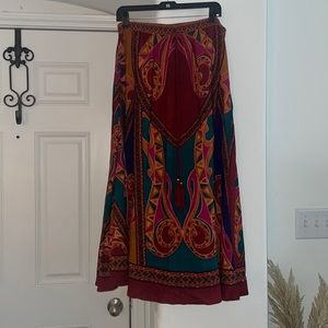 Soft Surroundings Boho Maxi Skirt Size PL